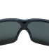 Sichere, kratzfeste, graue polarisierte Sicherheitsbrille mit grauem SecureFit-Rahmen SF611AS 3M