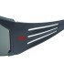 Sichere, kratzfeste, graue polarisierte Sicherheitsbrille mit grauem SecureFit-Rahmen SF611AS 3M