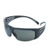 Sichere, kratzfeste, graue polarisierte Sicherheitsbrille mit grauem SecureFit-Rahmen SF611AS 3M