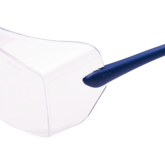 Cubregafas de sécurité Classe 1 incolores avec branches standard 3M