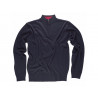 Services high-neck sweater with combined view WORKTEAM S5601
