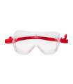 4800 Series Indirect Vented Safety Glasses, Clear PC Lens 3M