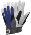 Leather gloves for assembly TEGERA 113 (12 pairs)