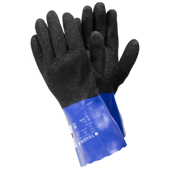 Chemikalienschutz-Handschuhe mit langem Bündchen TEGERA 12930 (12 Paare)