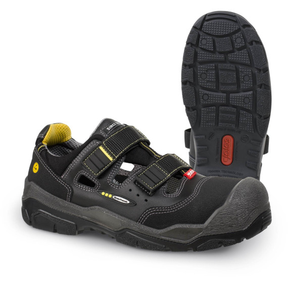 Atmungsaktive Sandale mit großzügigem Leisten JALAS 1518 Antislip +