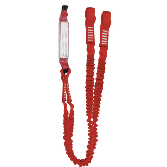 Glasfirminselement Doppel-elastisches Band mit Energieabsorber - EN 354 & EN 355 (Ref. ABM + 2LE101)