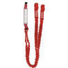 Double elastic strap mooring with energy absorber - EN 354/EN 355