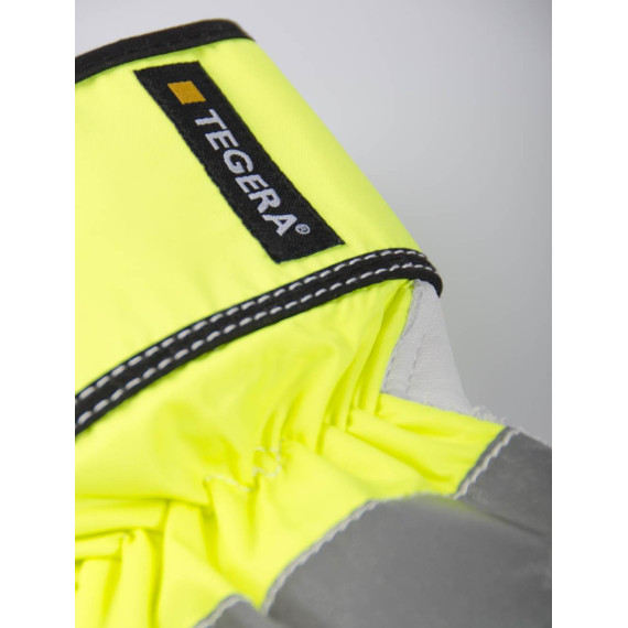 Guantes de piel resistente clásico flúor TEGERA 198 (6 pares)