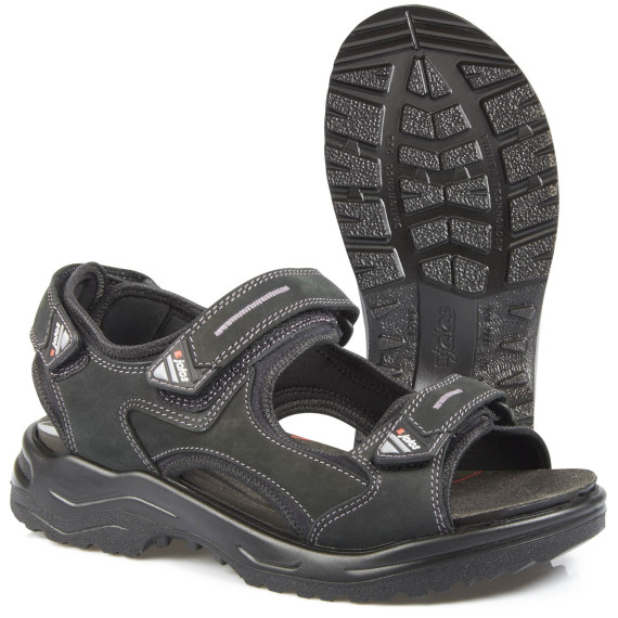 Occupational sandal with PU sole, Nobuk leather JALAS COOL 2562.