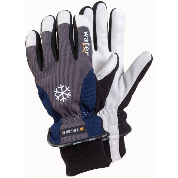 Gants en cuir de chèvre doublés pour environnements froids et enneigés Aquathan® TEGERA 292