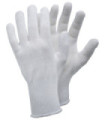Gants textiles avec des points en vinyle de couleur blanche TEGERA 921 (12 paires)