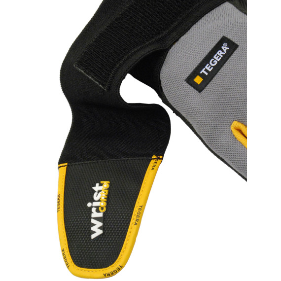 Gants en cuir synthétique avec support pour le poignet TEGERA 9196