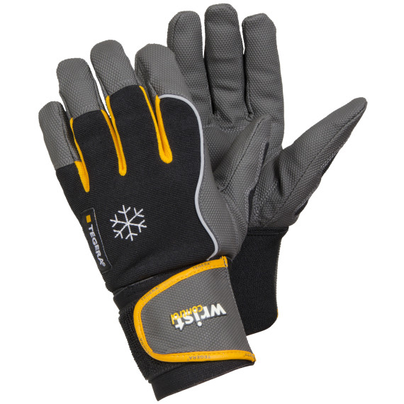 Gants en cuir synthétique hydrofuge avec support TEGERA 9190