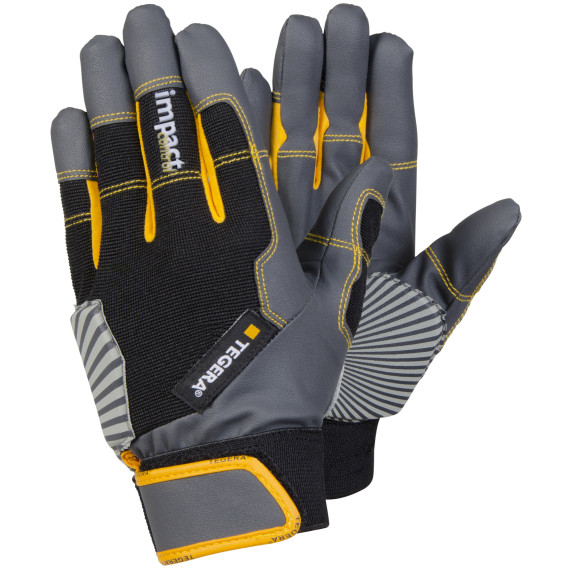 Impactreduzierende Handschuhe aus synthetischem Leder TEGERA 9185