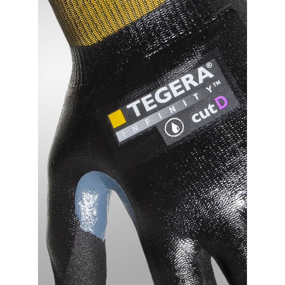 Luva sintética suave de revestimento integral, corte D TEGERA 8812 INFINITY (6 pares)