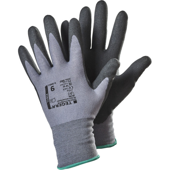 Luvas de montagem com palma coberta de PVC TEGERA 880 (12 pares)