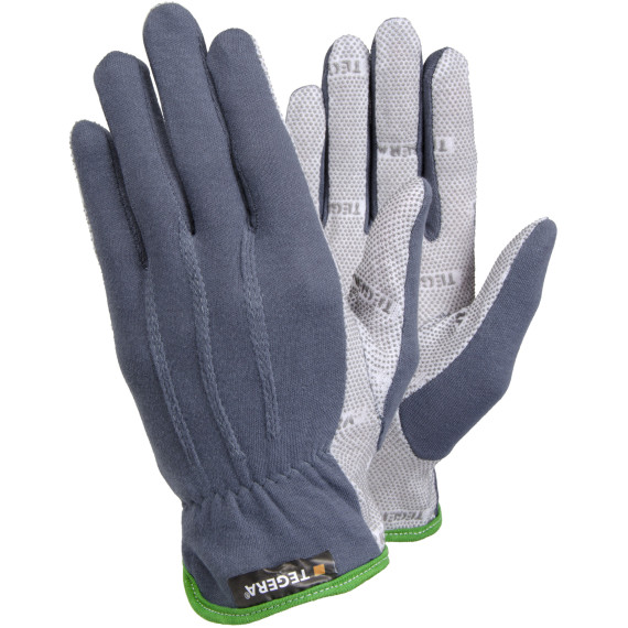 Luvas têxteis com pontos de PVC (vinil) sem ftalatos, cat. I TEGERA 8128 (12 pares)