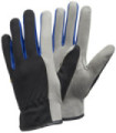 Synthetic leather assembly gloves with reinforced index finger TEGERA 325 (6 pairs)