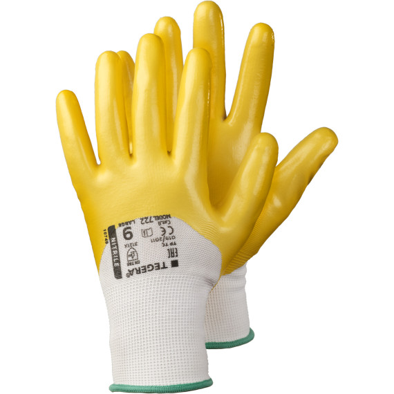 Luvas de nitrilo hidrofugadas, repelentes ao óleo TEGERA 722 (12 pares)