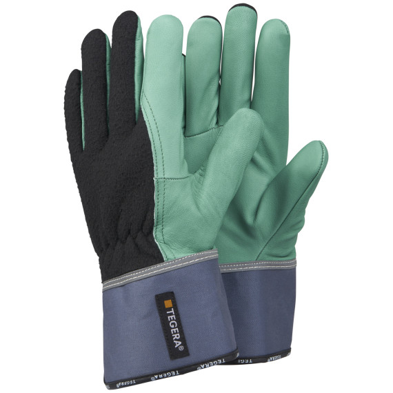 Luvas para trabalhos pesados em pele flor de cabra Cat II TEGERA 690 (12 pares)