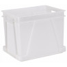 Stackable box for food use of 30 liters European standard DENOX- FAMESA