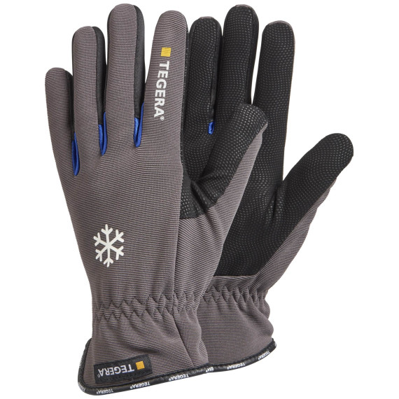 Work gloves with diamond pattern on the palm TEGERA 417 (6 pairs)
