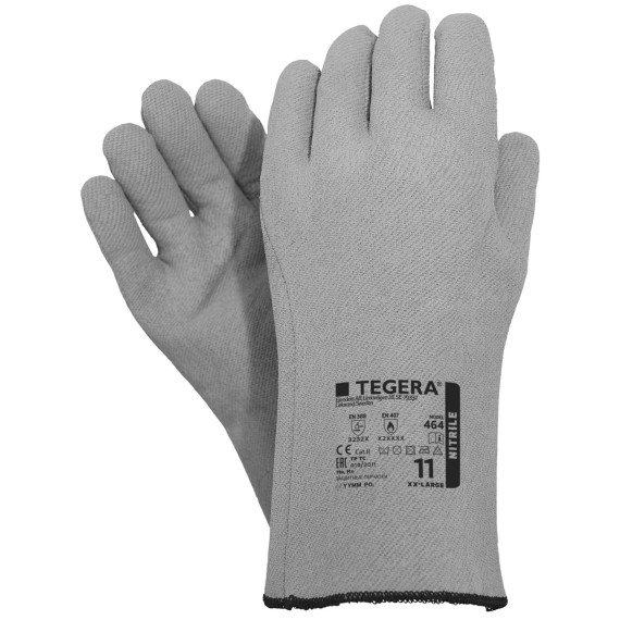 Luvas resistentes ao calor em nitrilo Cat II TEGERA 464