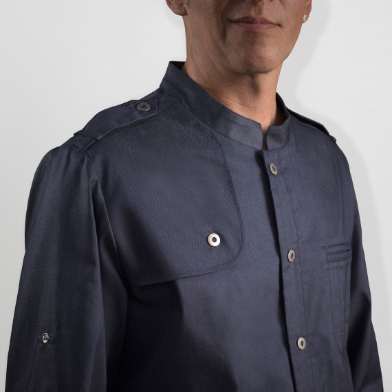 Semi-fitted Unisex Kitchen Jacket UNIFORMES GARY'S ODIN 930008