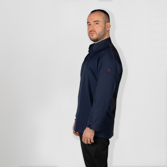 Long sleeve chef jacket with shirt collar, COOLMAX fabric AMON UNIFORMES GARY'S 930021