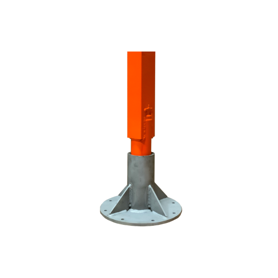 Screwable base to the ground with a diameter of 300mm FLOOR MOUNT BASE IRUDEK