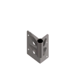 Screwable base for corner fixation, cement or steel IRUDEK