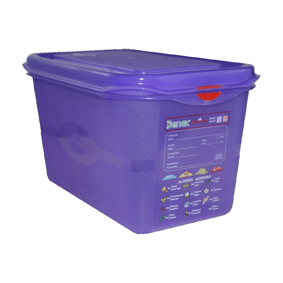 Gastronox professional airtight container for food (allergen) 1/4 H150 DENOX- FAMESA