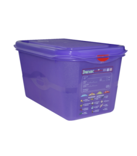 Conteneur hermétique professionnel pour aliments Gastronox allergène 1/3 H150 capacité de 6 Lt. FAMESA- DENOX
