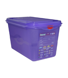 Professional container for allergen food storage 1/2 H150 10 Lt Gastronox FAMESA- DENOX