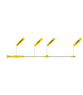 Horizontal permanent lifeline for 2 users simultaneously Iudek finishing Kit Lifeline 2000-2