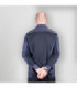Veste de cuisine unisexe avec col chemise, couleur marine FOBETOR UNIFORMES GARY'S 930026