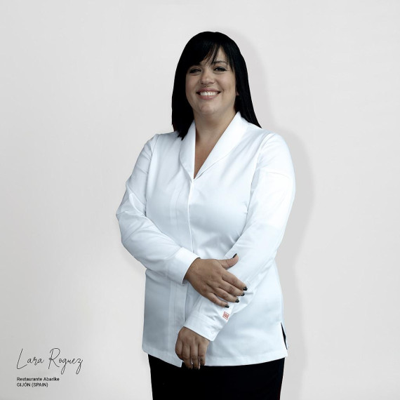 Chaqueta de cocina para mujer ERIS cuello Smoking UNIFORMES GARY'S 930004