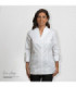 Jaqueta de cozinha clássica para mulher cor branca mulher fibra T400 ZAYA UNIFORMES GARY'S 930019