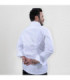 Jaqueta GASTROCHEF unissex de manga longa com fecho central na cor branca MOMO UNIFORMES GARY'S 930022