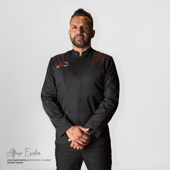 Jaqueta de cozinha unisex modelo HUBAL UNIFORMES GARY'S 930018