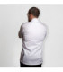 Kochjacke mit kurzen Ärmeln, bessere Passform, unisex, Farbe Weiß LOKI UNIFORMES GARY'S 930017