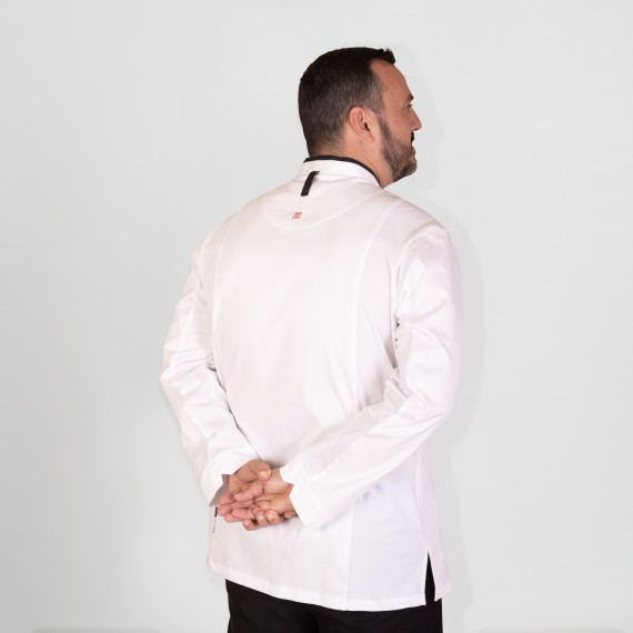 Gastrochef jacket model semi-fitted T400 fiber unisex EREBO UNIFORMES GARY'S 930013
