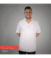 Polo de cozinha manga curta tecido hidrofóbico Unisex THOT UNIFORMES GARY'S 930003