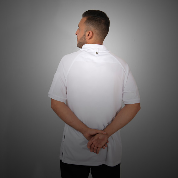 Polo de cocina manga corta tejido hidrófugo Unisex THOT UNIFORMES GARY'S 930003
