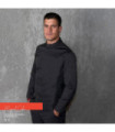 Unisex kitchen jacket with clip tape closure, water-repellent fabric OSIRIS UNIFORMES GARY'S 930001