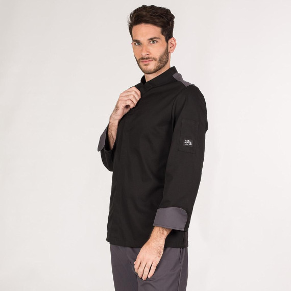 Jacke für Kellner mit Tasche auf der linken Seite, halb tailliert, Herren HELIOS UNIFORMES GARY'S 933600
