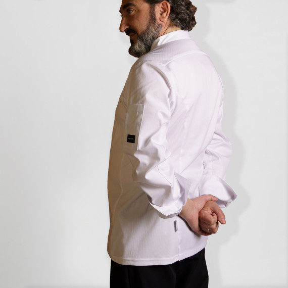 Chaqueta de chef Gastrochef cuello mao cruzado Unisex CIRCE UNIFORMES GARY'S 934500