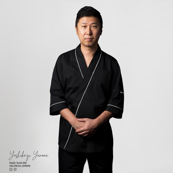 GASTROCHEF unisex kimono-style jacket with half sleeves POSEIDON UNIFORMS GARY'S 933800