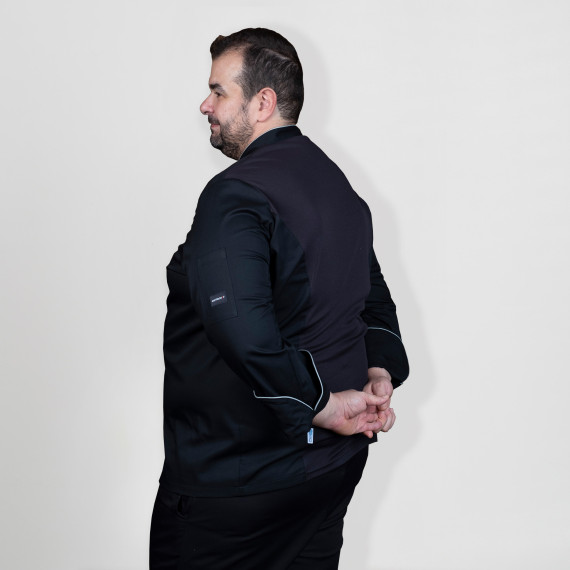 GASTROCHEF unisex long sleeve jacket with crossed collar ICARO UNIFORMES GARY'S 933000