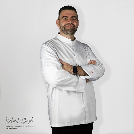 Giacca da cucina in cotone egiziano colore bianco APOLO UNIFORMES GARY'S 932200